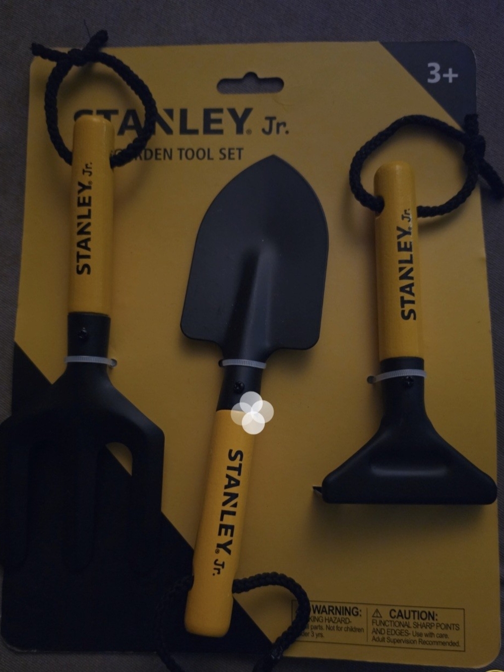 Stanley Jr. Kids Garden Tools in Yellow and Black